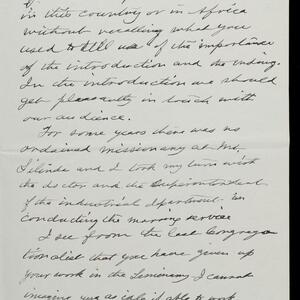 a page of handwritten text