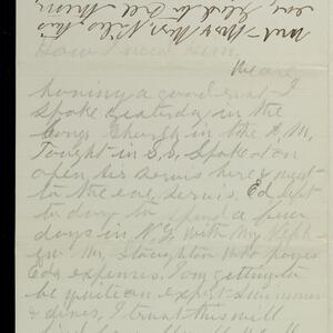a page of handwritten text