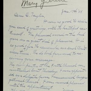 a page of handwritten text
