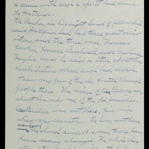 a page of handwritten text