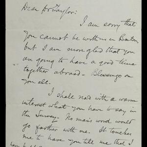 a page of handwritten text