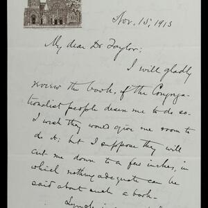 a page of handwritten text