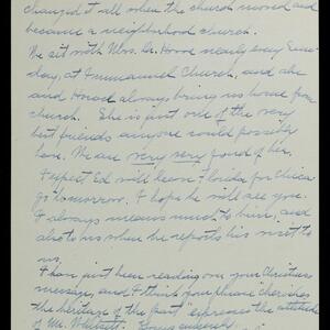 a page of handwritten text
