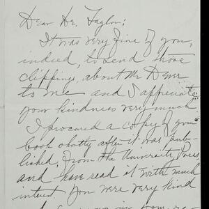 a page of handwritten text