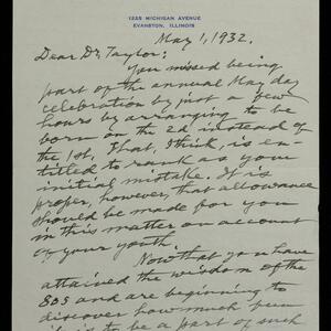 a page of handwritten text
