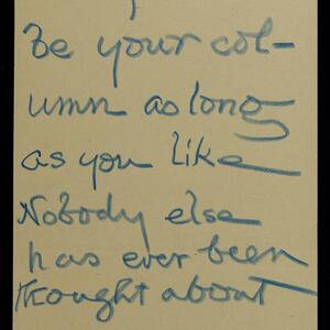 a page of handwritten text