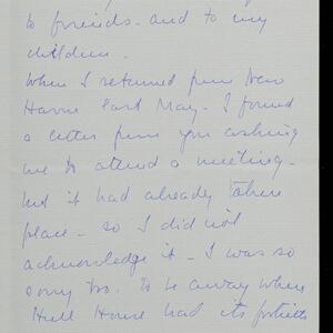 a page of handwritten text