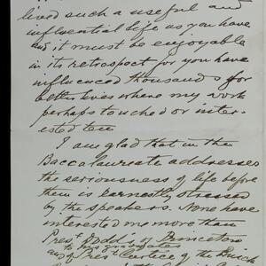a page of handwritten text
