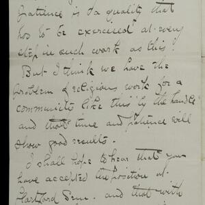 a page of handwritten text