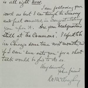 a page of handwritten text