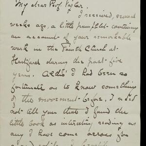 a page of handwritten text