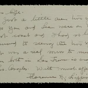 a page of handwritten text