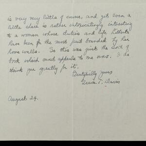 a page of handwritten text