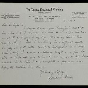 a page of handwritten text