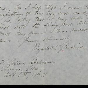 a page of handwritten text
