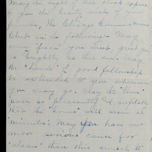 a page of handwritten text