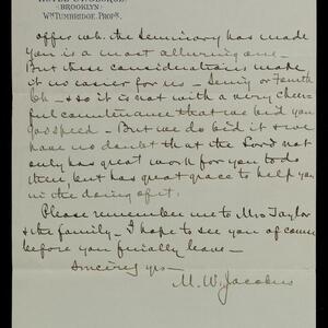 a page of handwritten text