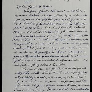 a page of handwritten text