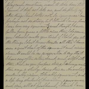 a page of handwritten text