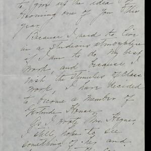 a page of handwritten text