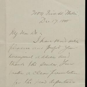 a page of handwritten text