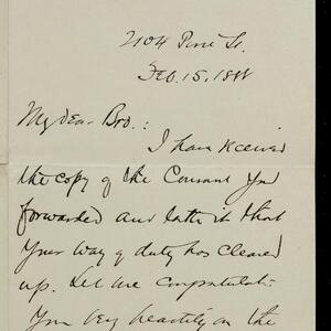 a page of handwritten text