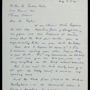 a page of handwritten text