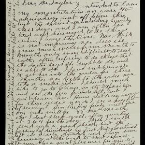 a page of handwritten text