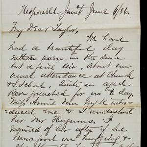 a page of handwritten text