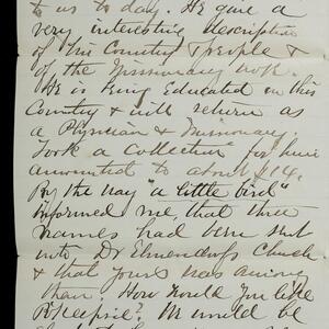 a page of handwritten text