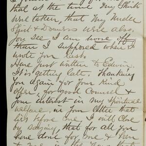a page of handwritten text