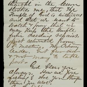 a page of handwritten text