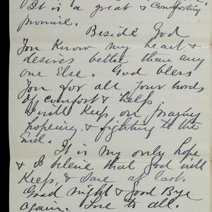 a page of handwritten text