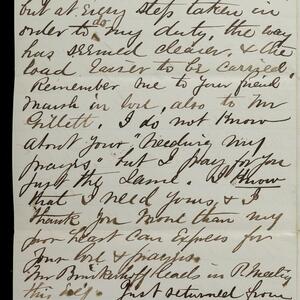 a page of handwritten text