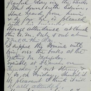 a page of handwritten text