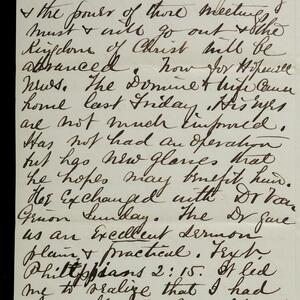 a page of handwritten text