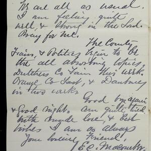 a page of handwritten text