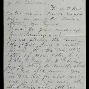 a page of handwritten text