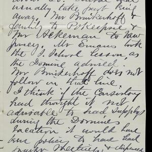 a page of handwritten text