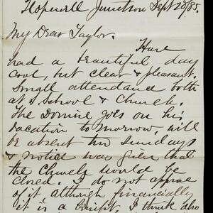 a page of handwritten text
