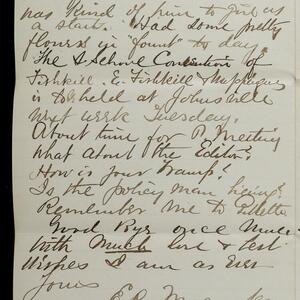 a page of handwritten text