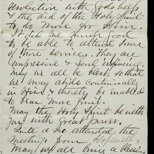 a page of handwritten text