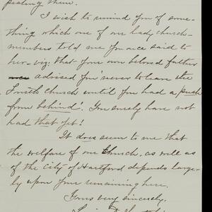 a page of handwritten text
