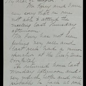 a page of handwritten text