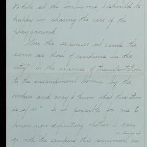 a page of handwritten text