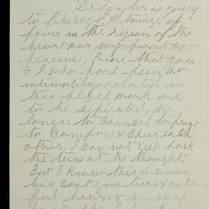 a page of handwritten text