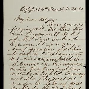 a page of handwritten text