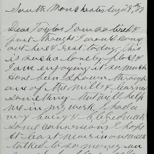 a page of handwritten text