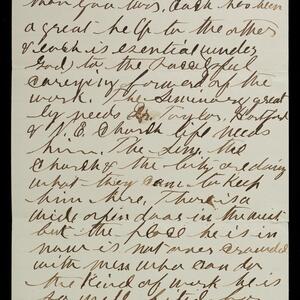 a page of handwritten text
