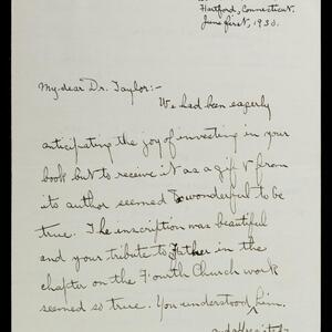 a page of handwritten text